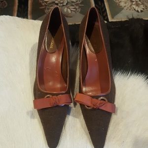 Sophisticated Brown and rust heels